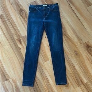 LOFT Blue Skinny Jeans with Stretch Fit